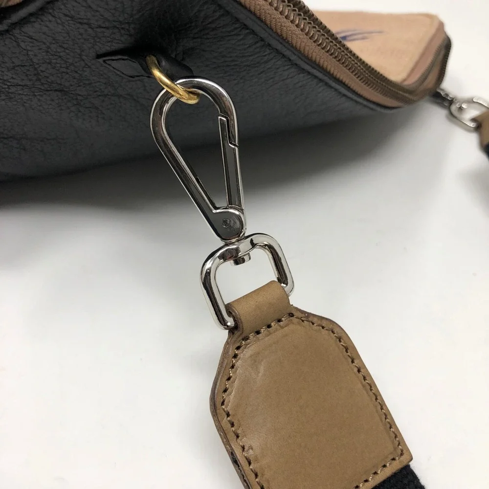 Lizzie Fortunato Jewels Safari Clutch Voodoo Purse Crossbody Black Leather Gypsy